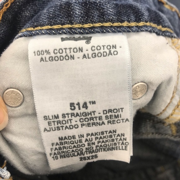 Levi’s 514 boy jean size10 w25xL25 - Picture 6 of 9